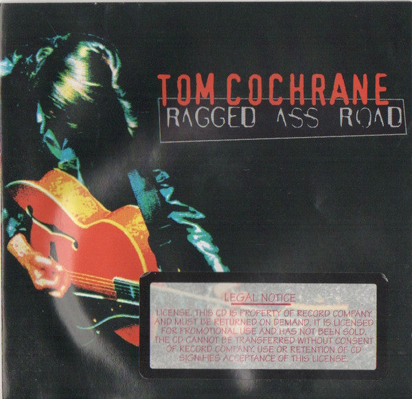 Tom Cochrane : Ragged Ass Road (CD, Album, Promo)