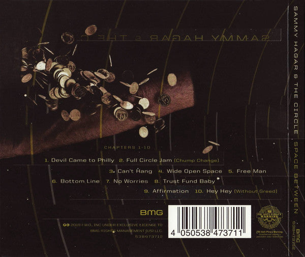 Sammy Hagar & The Circle : Space Between (CD, Album, Dig)