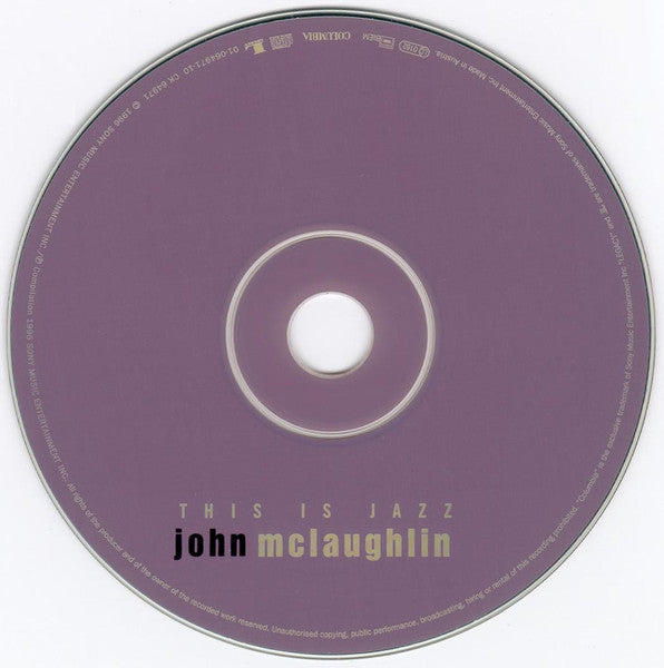 John McLaughlin : This Is Jazz (CD, Comp)