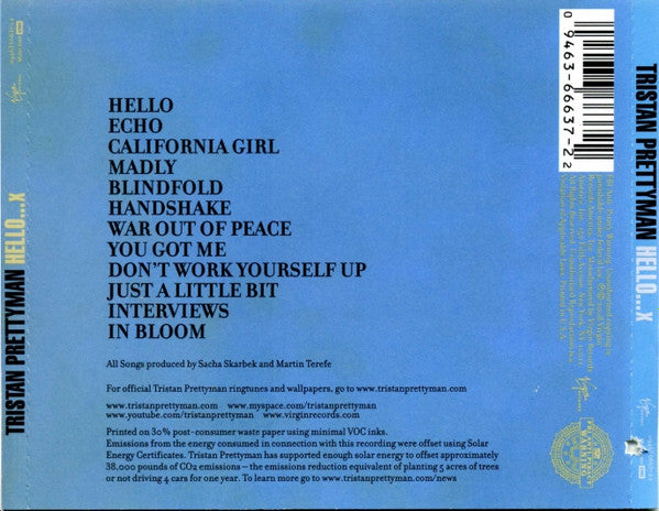 Tristan Prettyman : Hello...X (CD, Album, Jew)