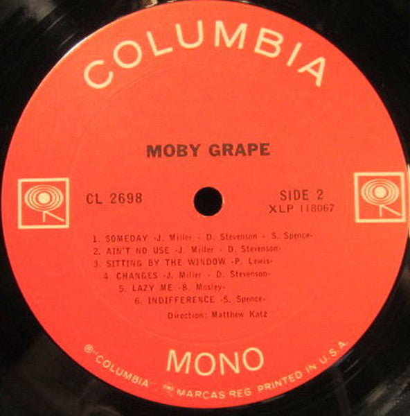 Moby Grape : Moby Grape (LP, Album, Mono, San)