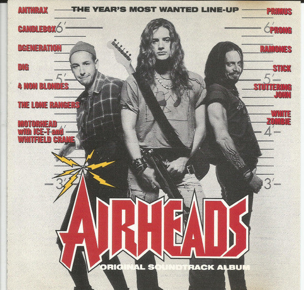 Various : Airheads -  Original Soundtrack Album (CD, Album, Comp)