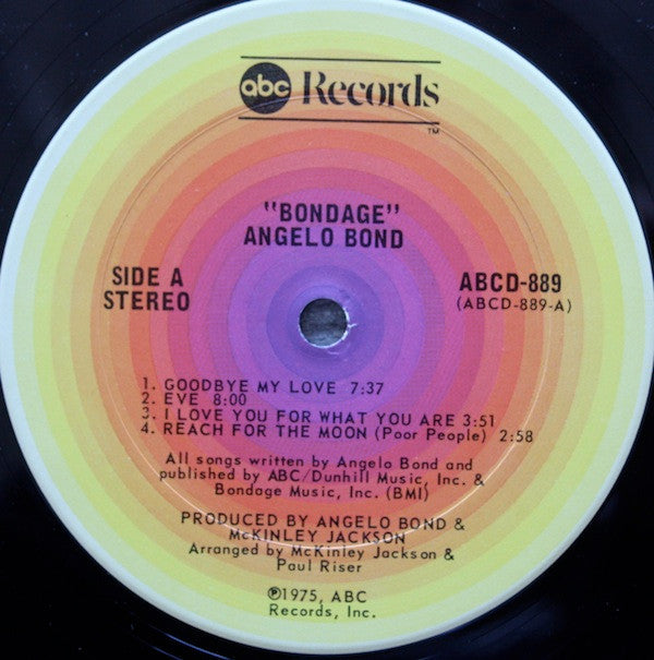 Angelo Bond : Bondage (LP, Album)