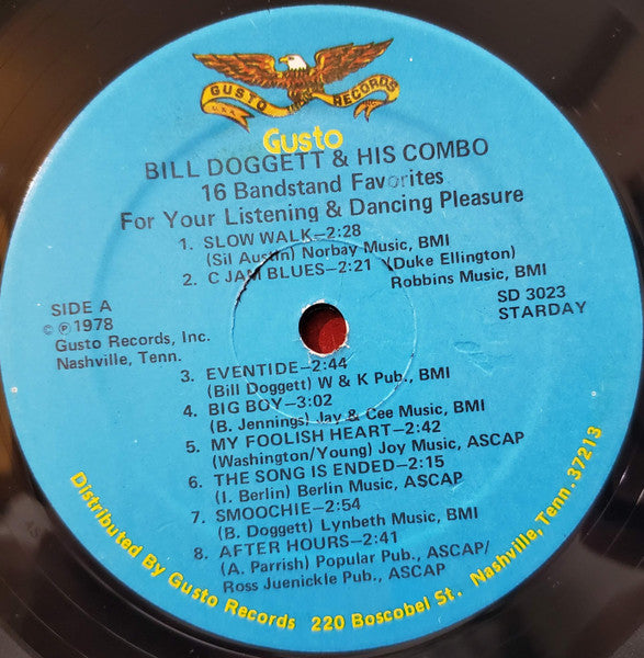 Bill Doggett And His Combo* : 16 Bandstand Favorites (LP, Comp)