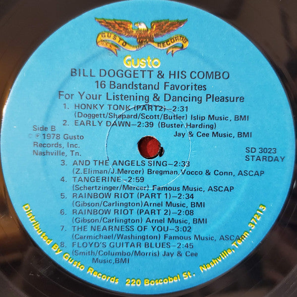 Bill Doggett And His Combo* : 16 Bandstand Favorites (LP, Comp)