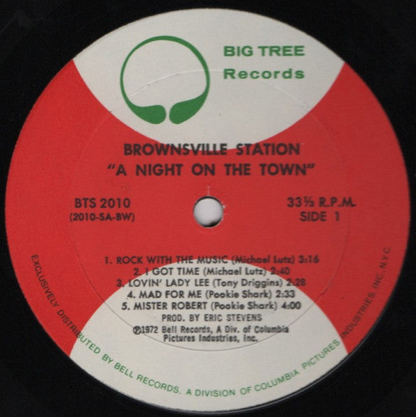 Brownsville Station : A Night On The Town (LP, Album, Bes)