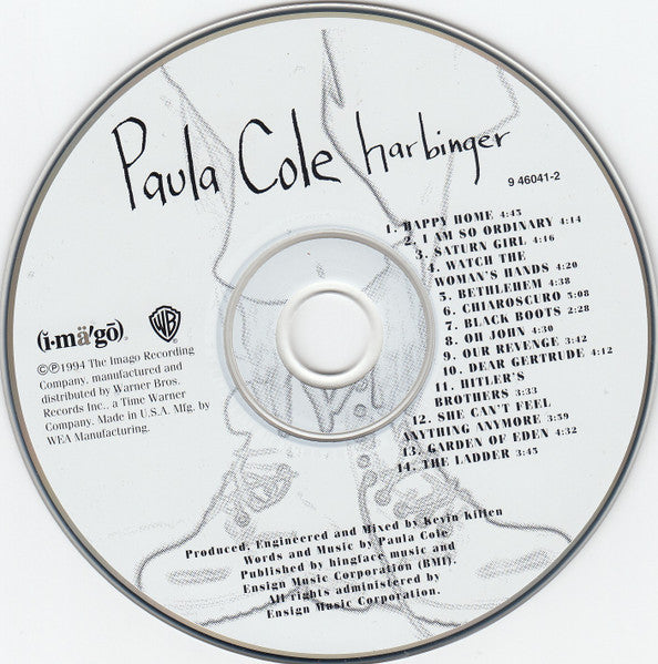 Paula Cole : Harbinger (CD, Album, ARC)