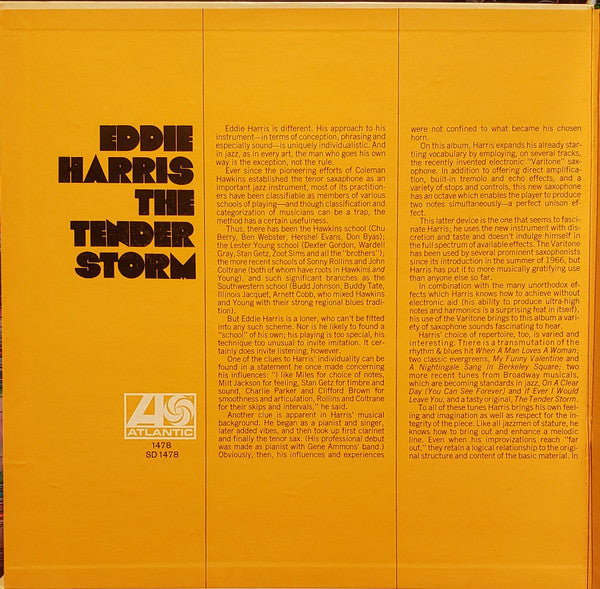 Eddie Harris : The Tender Storm (LP, Album, Ter)