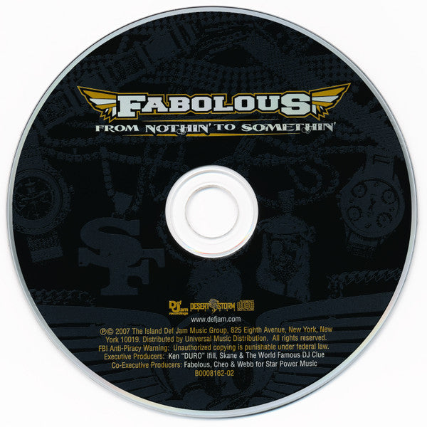 Fabolous : From Nothin' To Somethin' (CD, Album)