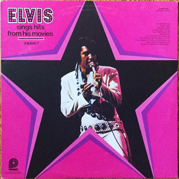 Elvis Presley : Elvis Sings Hits From His Movies, Volume 1 (LP, Comp, RE, PRC)