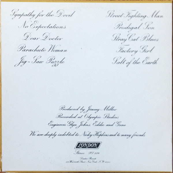 The Rolling Stones : Beggars Banquet (LP, Album, RE, Gat)