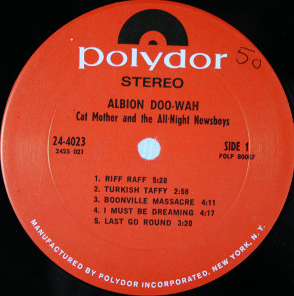 Cat Mother And The All-Night Newsboys : Albion Doo-Wah... (LP, Album, Pit)
