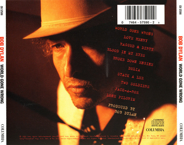 Bob Dylan : World Gone Wrong (CD, Album)