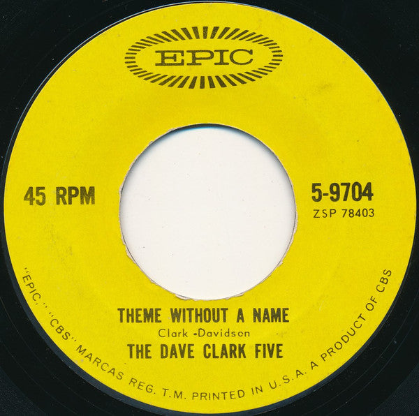 The Dave Clark Five : Because (7", Single, Styrene)