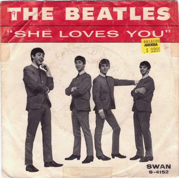 The Beatles : She Loves You (7", Single, Styrene, Mon)