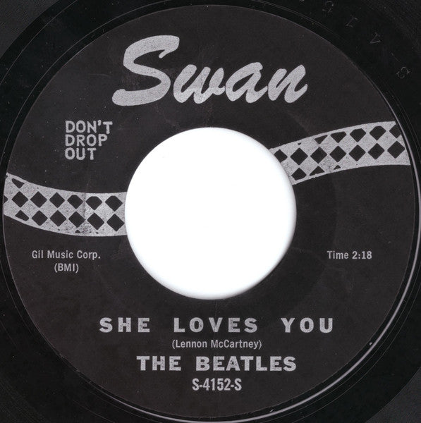 The Beatles : She Loves You (7", Single, Styrene, Mon)