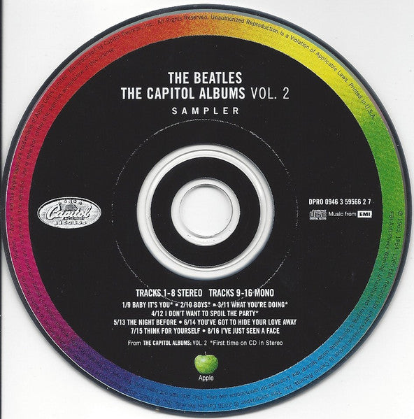 The Beatles : The Capitol Albums Vol. 2 Sampler (CD, Comp, Mono, Promo, Smplr)