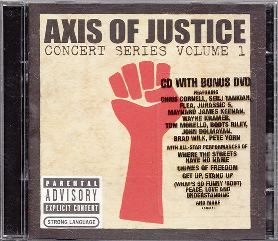 Various : Axis Of Justice: Concert Series - Volume 1 (CD, Comp + DVD-V, NTSC)