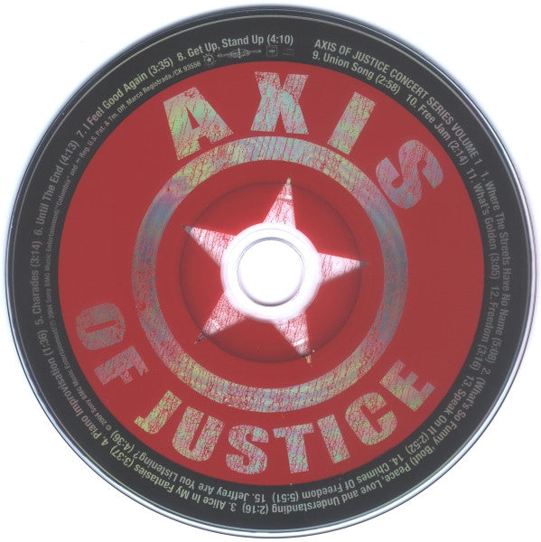 Various : Axis Of Justice: Concert Series - Volume 1 (CD, Comp + DVD-V, NTSC)