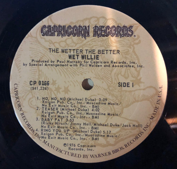 Wet Willie : The Wetter The Better (LP, Ter)