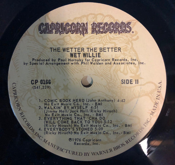 Wet Willie : The Wetter The Better (LP, Ter)