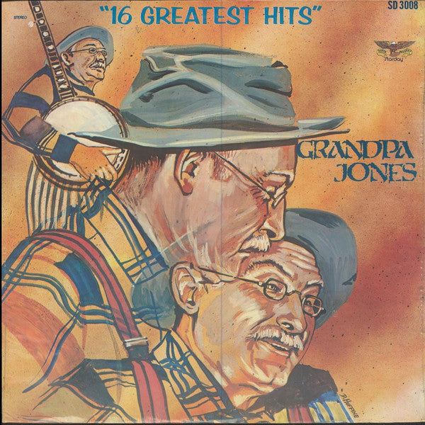 Grandpa Jones : 16 Greatest Hits (LP, Comp)