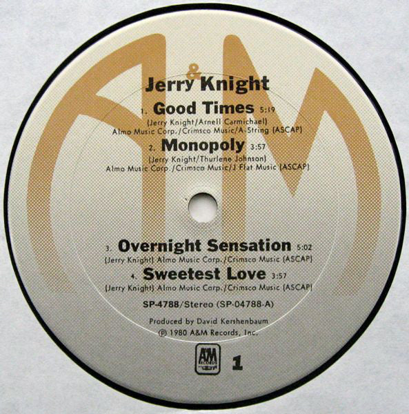 Jerry Knight : Jerry Knight (LP, Album)