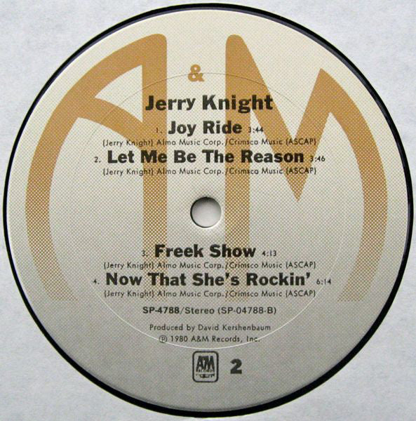 Jerry Knight : Jerry Knight (LP, Album)