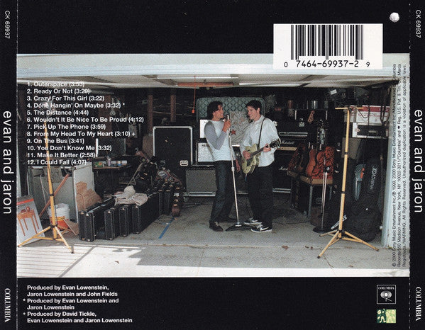 Evan And Jaron : Evan And Jaron (CD, Album)