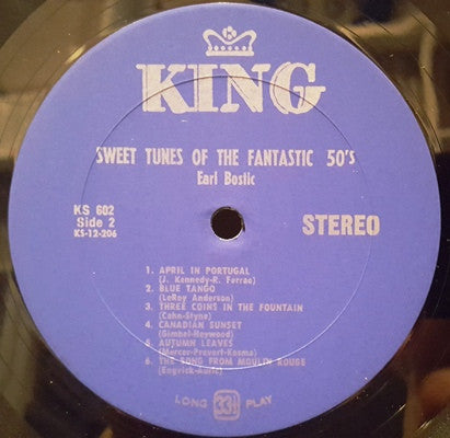 Earl Bostic : Sweet Tunes Of The Fantastic 50's (LP, Album, RE)