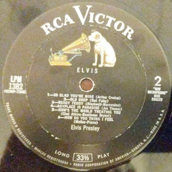 Elvis Presley : Elvis (LP, Album, Mono, Hol)