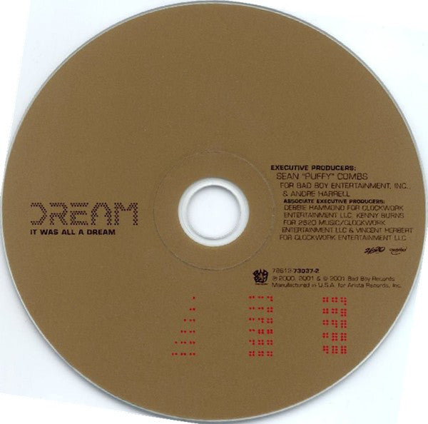 Dream : It Was All A Dream (CD, Album, RP)