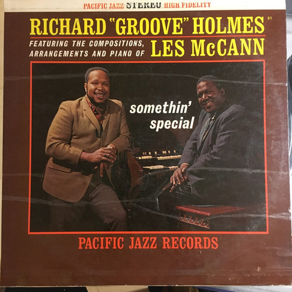 Richard "Groove" Holmes, Les McCann : Somethin' Special (LP, Album, RE)
