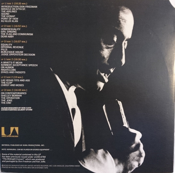 Lenny Bruce : Carnegie Hall (3xLP, Mono, RE)