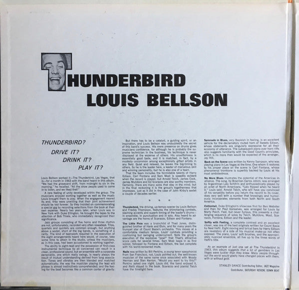 Louis Bellson : Thunderbird (LP, Gat)
