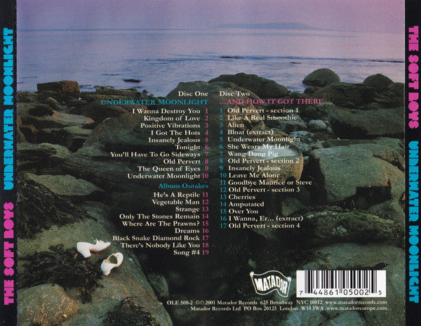 The Soft Boys : Underwater Moonlight (2xCD, Album, RE, RP)