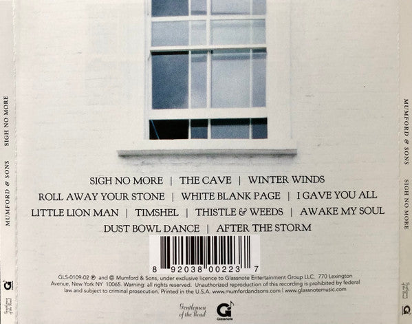 Mumford & Sons : Sigh No More (CD, Album)