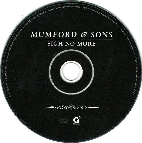 Mumford & Sons : Sigh No More (CD, Album)