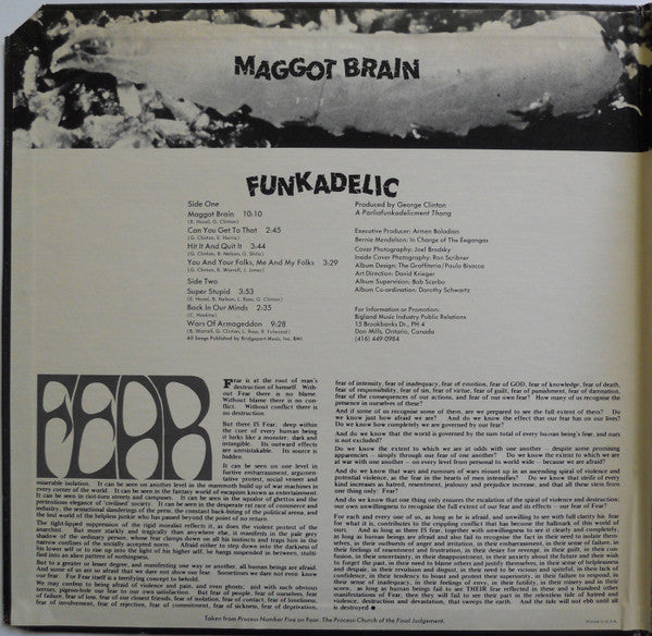 Funkadelic : Maggot Brain (LP, Album, RE, Gat)