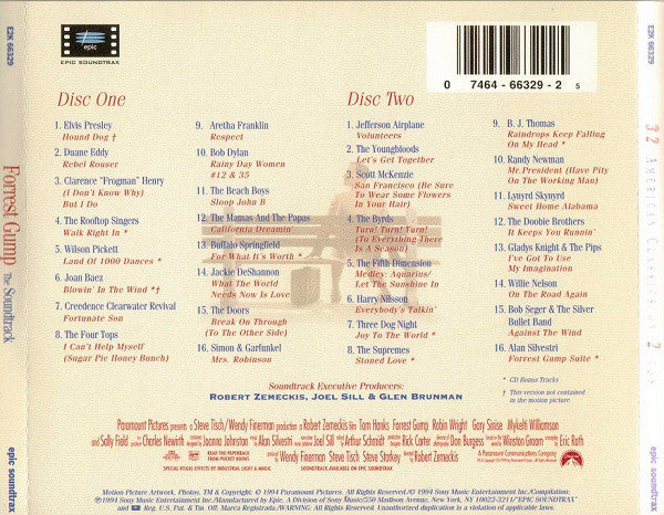 Various : Forrest Gump (The Soundtrack) (2xCD, Comp)
