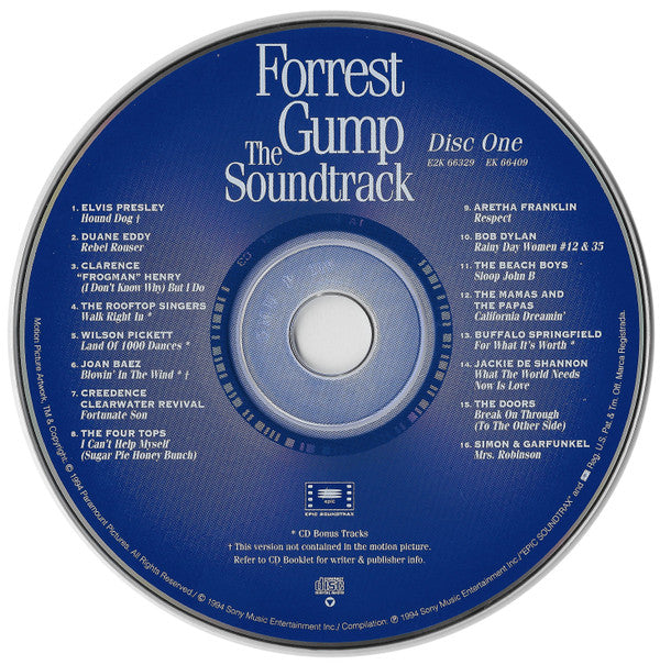 Various : Forrest Gump (The Soundtrack) (2xCD, Comp)