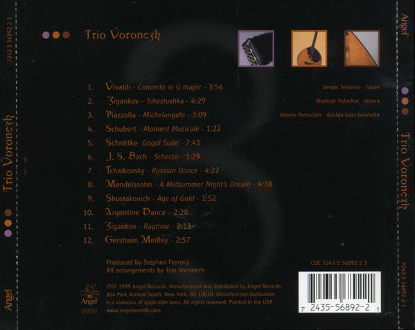 Trio Voronezh : Trio Voronezh (HDCD, Album)