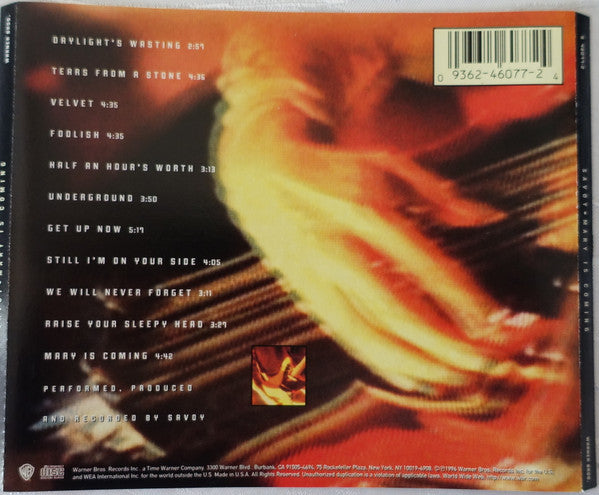 Savoy : Mary Is Coming (CD, Album)