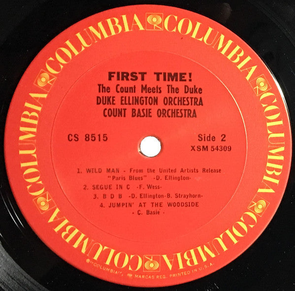 Duke Ellington And Count Basie : First Time! The Count Meets The Duke (LP, Album, RE)