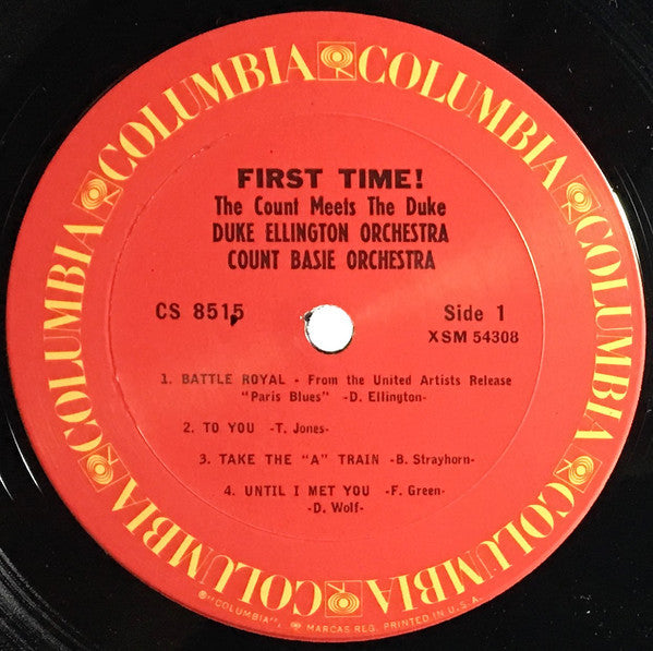 Duke Ellington And Count Basie : First Time! The Count Meets The Duke (LP, Album, RE)