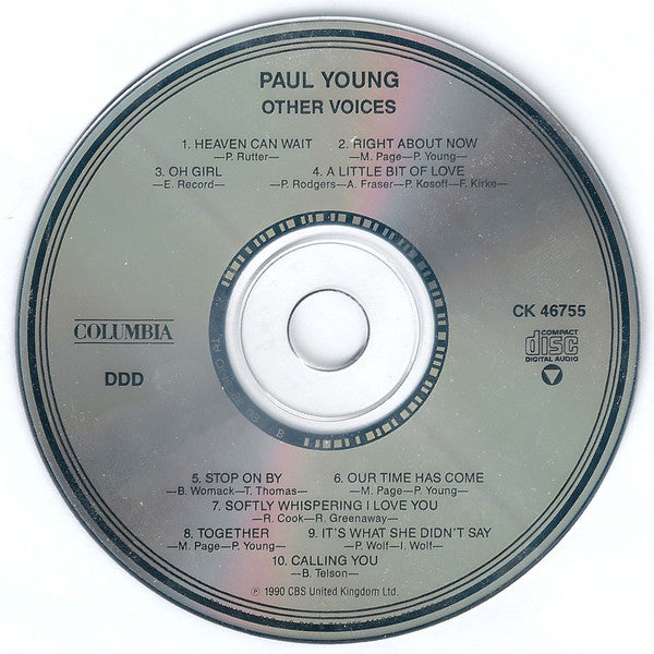 Paul Young : Other Voices (CD, Album)