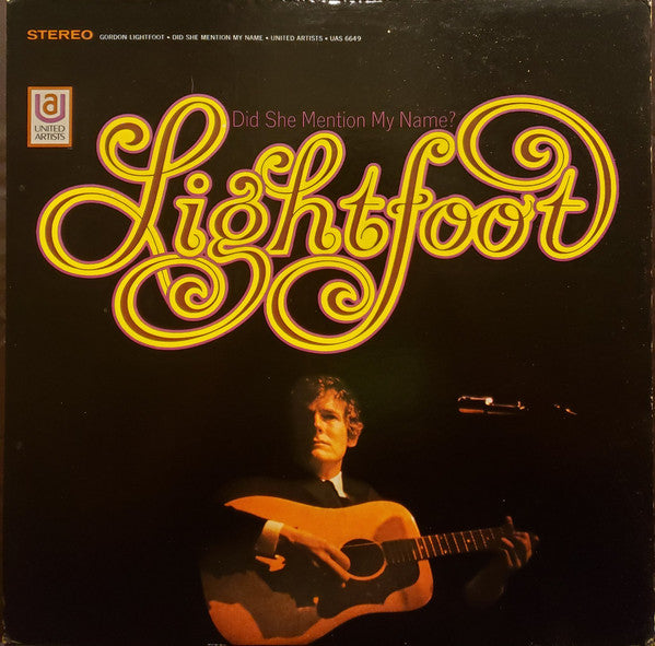 Gordon Lightfoot : Did She Mention My Name (LP, Album, Roc)