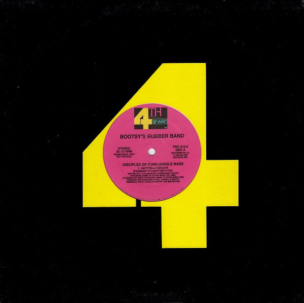 Bootsy's Rubber Band : Disciples Of Funk/Jungle Bass (12", Promo)