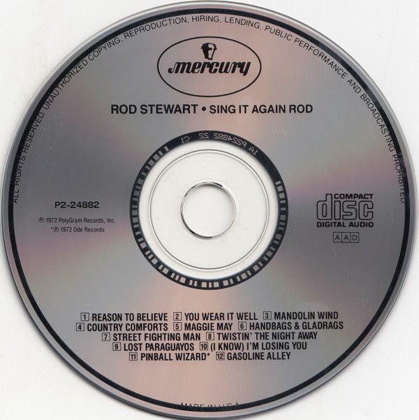 Rod Stewart : Sing It Again Rod (CD, Comp, Club)