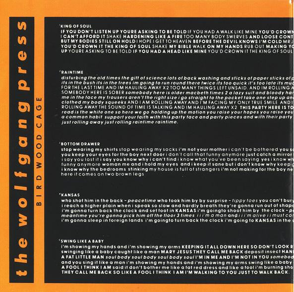 The Wolfgang Press : Bird Wood Cage (CD, Album)